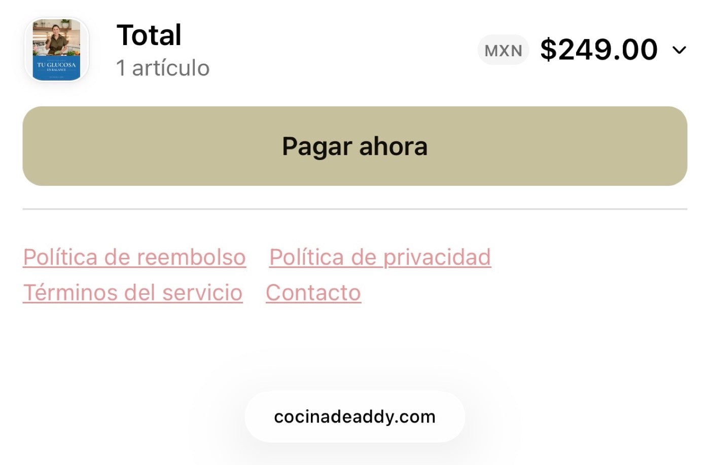 Click on “Pay now”